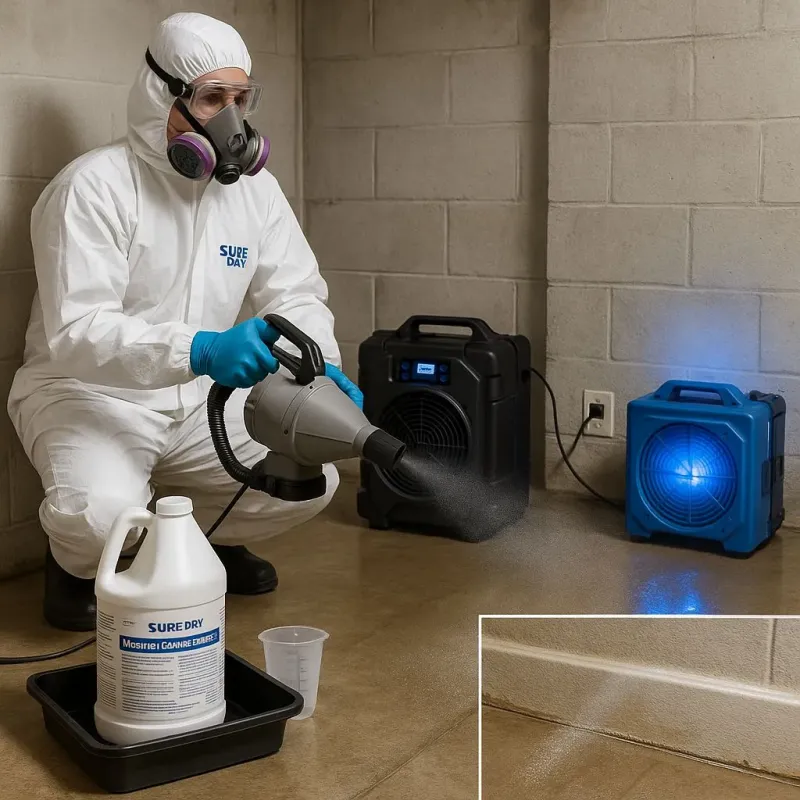 Sanitization and Odor Removal process in Smithton, IL